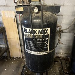 Black Max Air Compressor, 2 Ton Engine Lift,   Arc Welding
