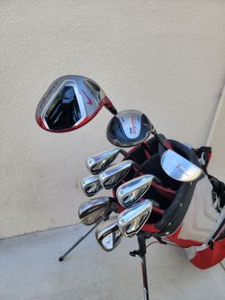 Nike & Mizuno Golf Club Set Right Handed W/Ogio Stand Bag