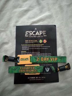 ESCAPE 2026 2 VIP Tickets