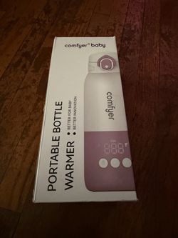 Portable Baby Bottle Warmer for Travel, Portable Milk Warmer with Fast Heating & Long Battery Life, Instant Breast Milk, Formula/Water Bottle with 12 