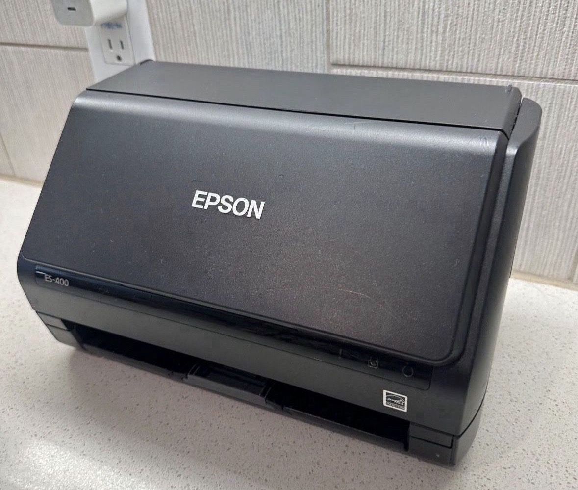 Epson WorkForce ES-400 Color Duplex Document Scanner for PC and Mac, Auto Document Feeder (ADF)
