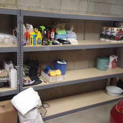 Garage Shelving 96 in W x 18 in D Industrial Steel Racks Stronger Than Homedepot Lowes Costco Delivery Available 