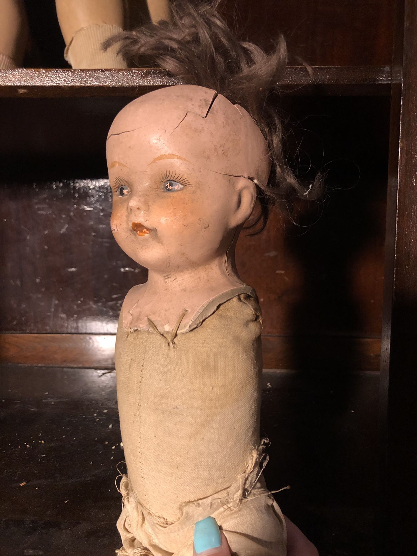 Antique Vintage 1900s 1910s Baby Doll Toy