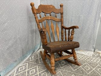 Vintage Rustic Large Rocking Chair