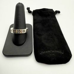 Brand New Сhrome Hearts Spacer  "Forever" 925 Sterling Silver Ring 2003 Year Gothic style Size 11