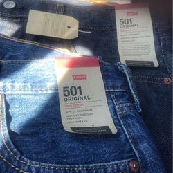 LEVIS 501 36x32 Mens New