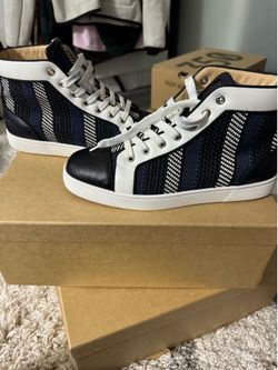 Louboutin men’s size 41 wht/blu