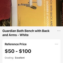 Guardian Bath Bench With Back And Arms