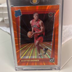 Scottie Barnes Rated Rookie Orange Lazer 