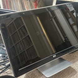 x2 Nice 20” HP Working Monitors Hp2009m With HDMI Or VGA And power Cords