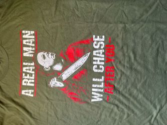 Halloween  Shirt Lot of 14: A Real Man  Will Chase After You