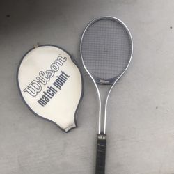 Wilson Match Point Tennis Racket (1) With Cover