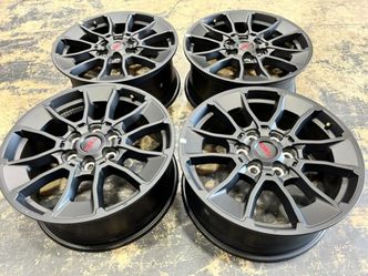  20" OEM 2026 Toyota Tundra TRD Wheels 6x5.5 Fits 2022-2027 Tundra Sequoia  No scuffs or scratches. SENSORS NOT INCLUDED.  Firm price