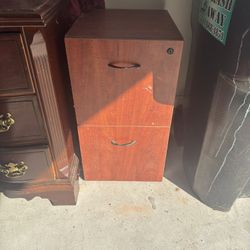 Wood File Cabinet
