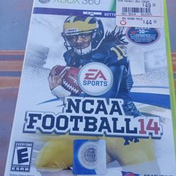 Xbox 360 NCAA Football 14 Box Only 