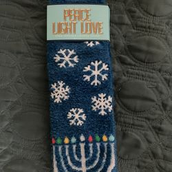 Bath & Body Works Hanukkah Socks  