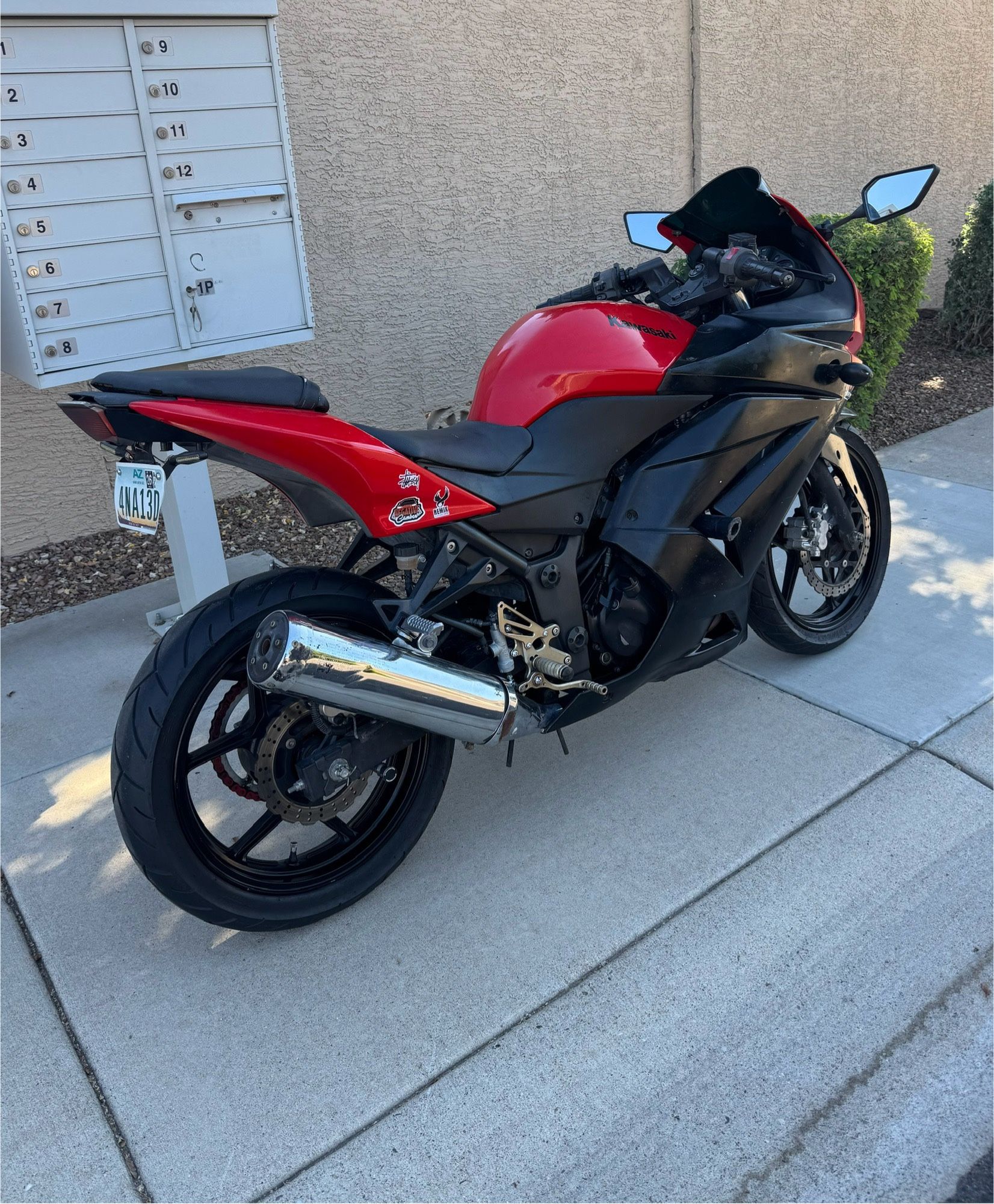 2011 Kawasaki Ninja 250 Cbr Honda Motorcycle Sportbike 