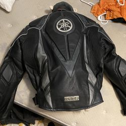 Yamaha Genuine Leather Riding Jacket  