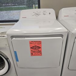 Hotpoint 6.2 Cu. Ft. White Gas Dryer