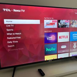 TCL 55" Class 4-Series 4K UHD HDR Smart Roku TV 