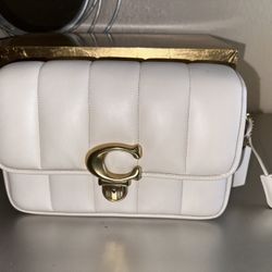 Quilted Leather Studio Shoulder Bag