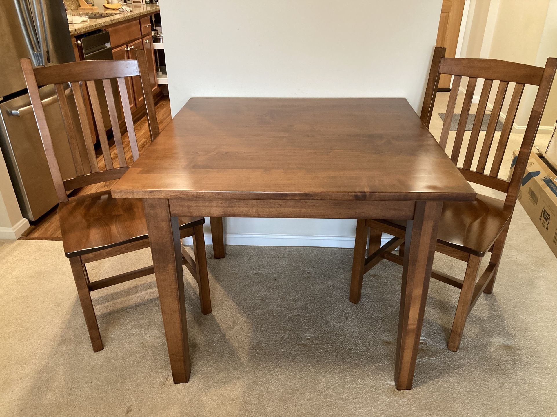 Wood Table And Chairs
