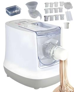 Automatic Electric Pasta and Noodle Maker with 13 Shaping Discs
