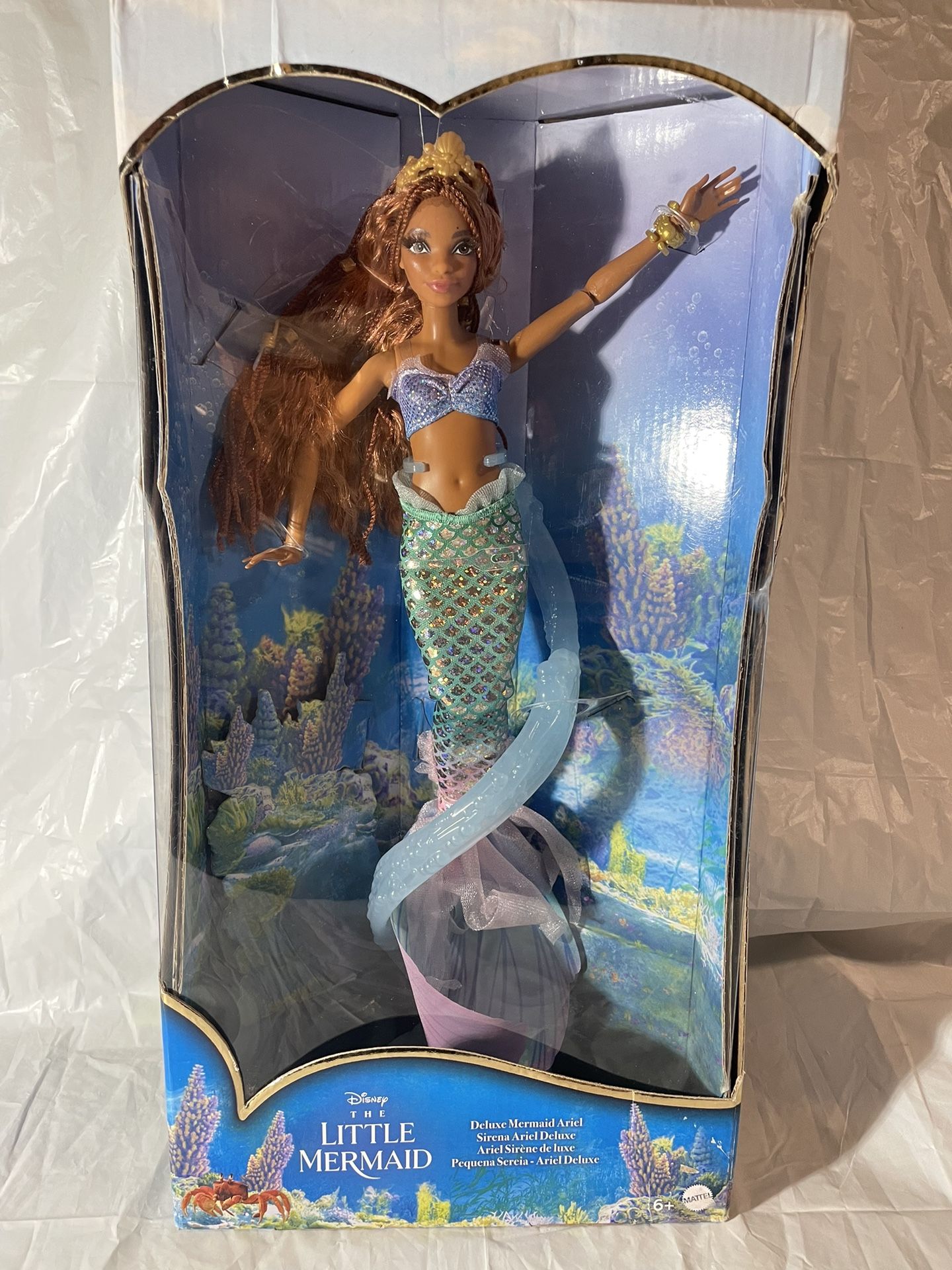 Mattel Disney The Little Mermaid Deluxe Ariel Doll NEW