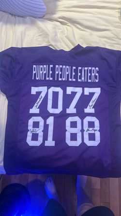 Signed Purple People Eaters Jersey