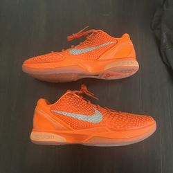 Nike Kobe 6 Protro Total Orange Size 13