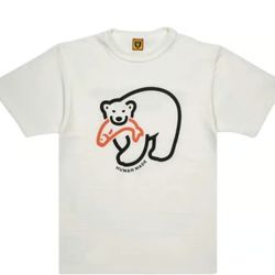 LARGE • New Human Made T-Shirt #2306 White Polar Bear HM23TE006 Gear For Future
