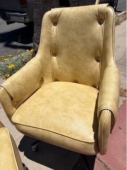 Mid century modern Chromecraft swivel chairs