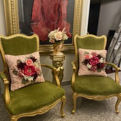 Very  Gorgeous 2 Victorian Chairs Only 