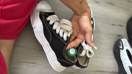Maison mihara yasuhiro hank OG sole canvas low ‘black white’