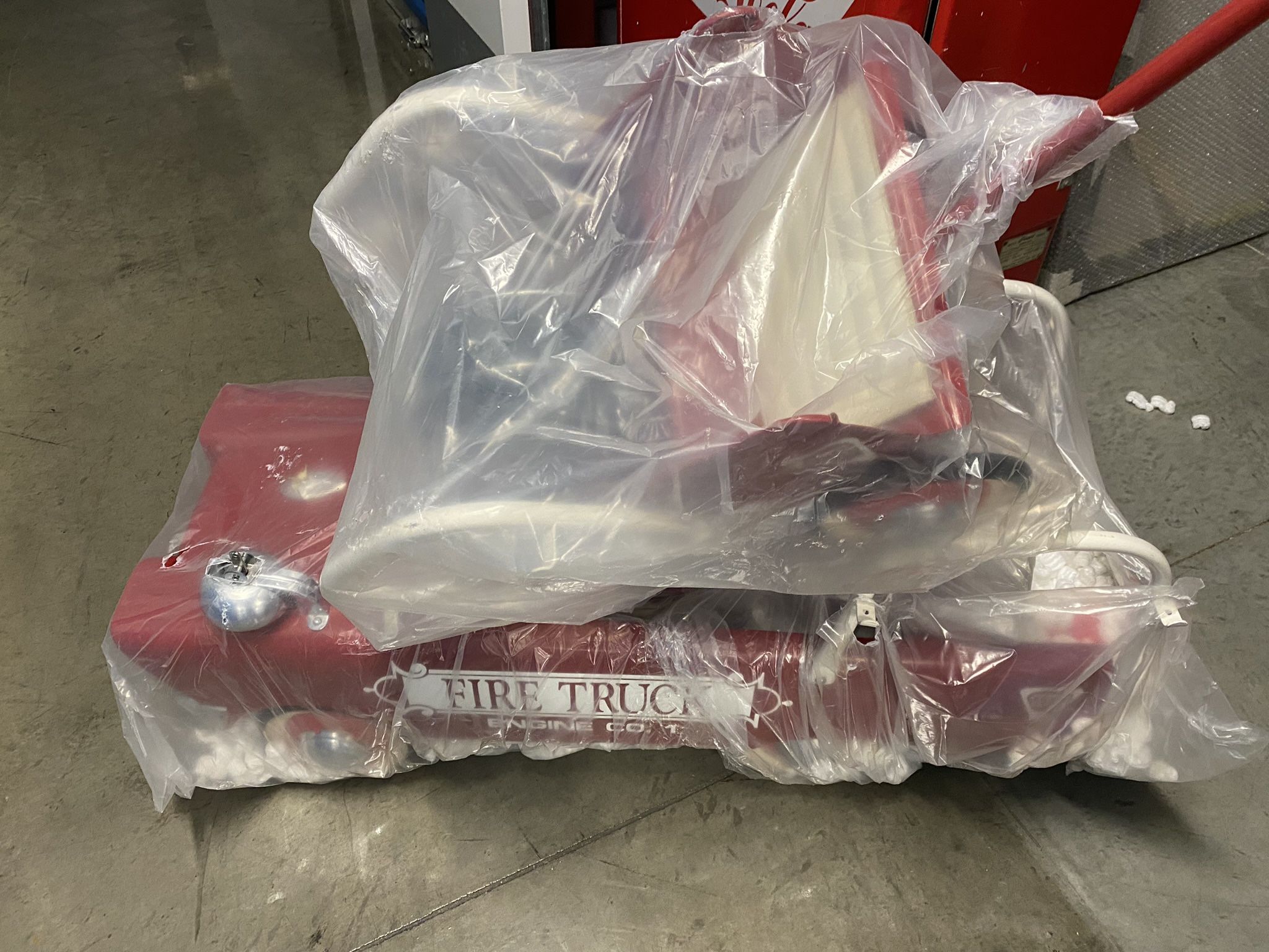 Vintage Radio Flyer Fire truck In Perfect Condition Brand New In Packaging Never Been Used!!