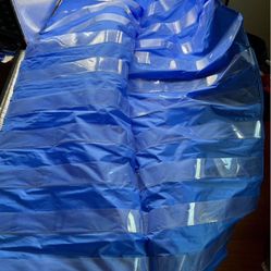 Clear Sleeves Middle Division Blue Pocket Chart