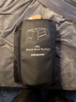 Patagonia 40L black hole duffel