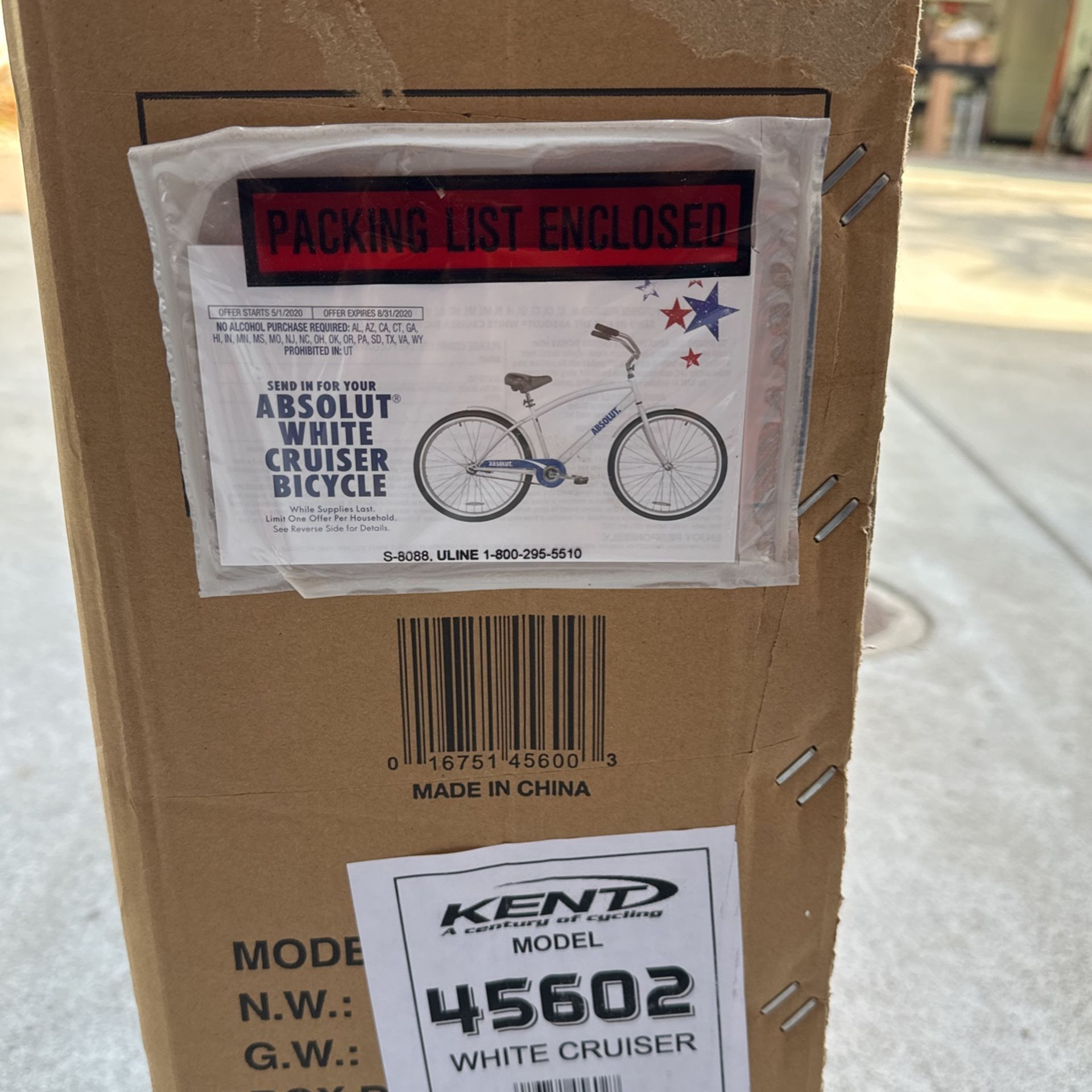 New Kent Beach Cruiser “26 White Beach Cruiser