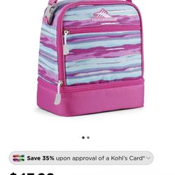 High Sierra Stacked Compact Lunch Bag, Tie Dye, One Size