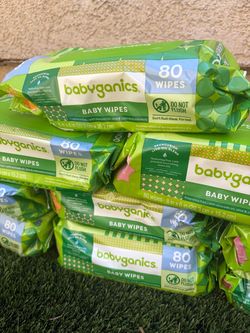 Babyganics Baby Wipes 80-Count – 9 packs