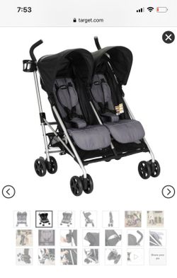 Double stroller, side by side