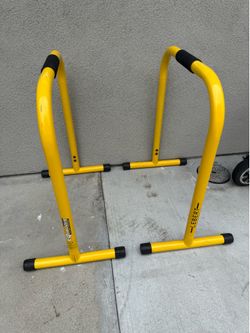 Lebert Fitness Lebert EQualizer Total Body Strengthener yellow dip bars