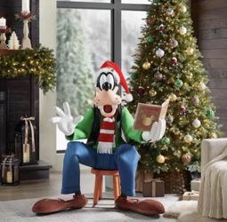 Disney 4 ft. Animated Holiday Goofy Animatronic Home Depot A4 2025 *BRAND NEW*