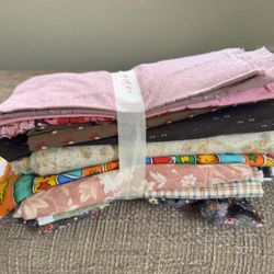 12 Fabrics Several Colors And Lengths 