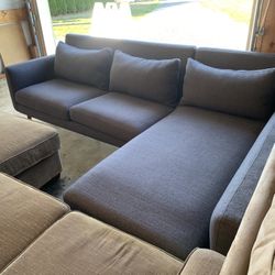 Grey L Shaped Sectional Couch “WE DELIVER”