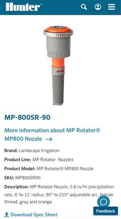 Hunter Rotator Nozzle