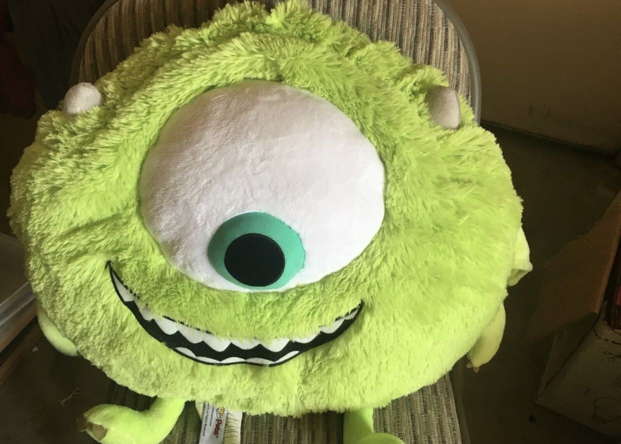 Disney Pixar Pillow Pets Monsters Inc Mike Wazowski Stuffed Animal Plush