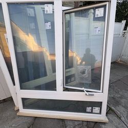 New VPI Double Vinyl Casement Windows with Crank