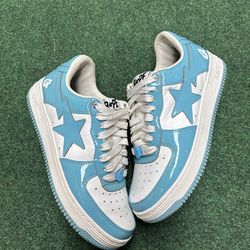 BATHING APE BAPE STA LOW UNIVERSITY BLUE SIZE 8.5