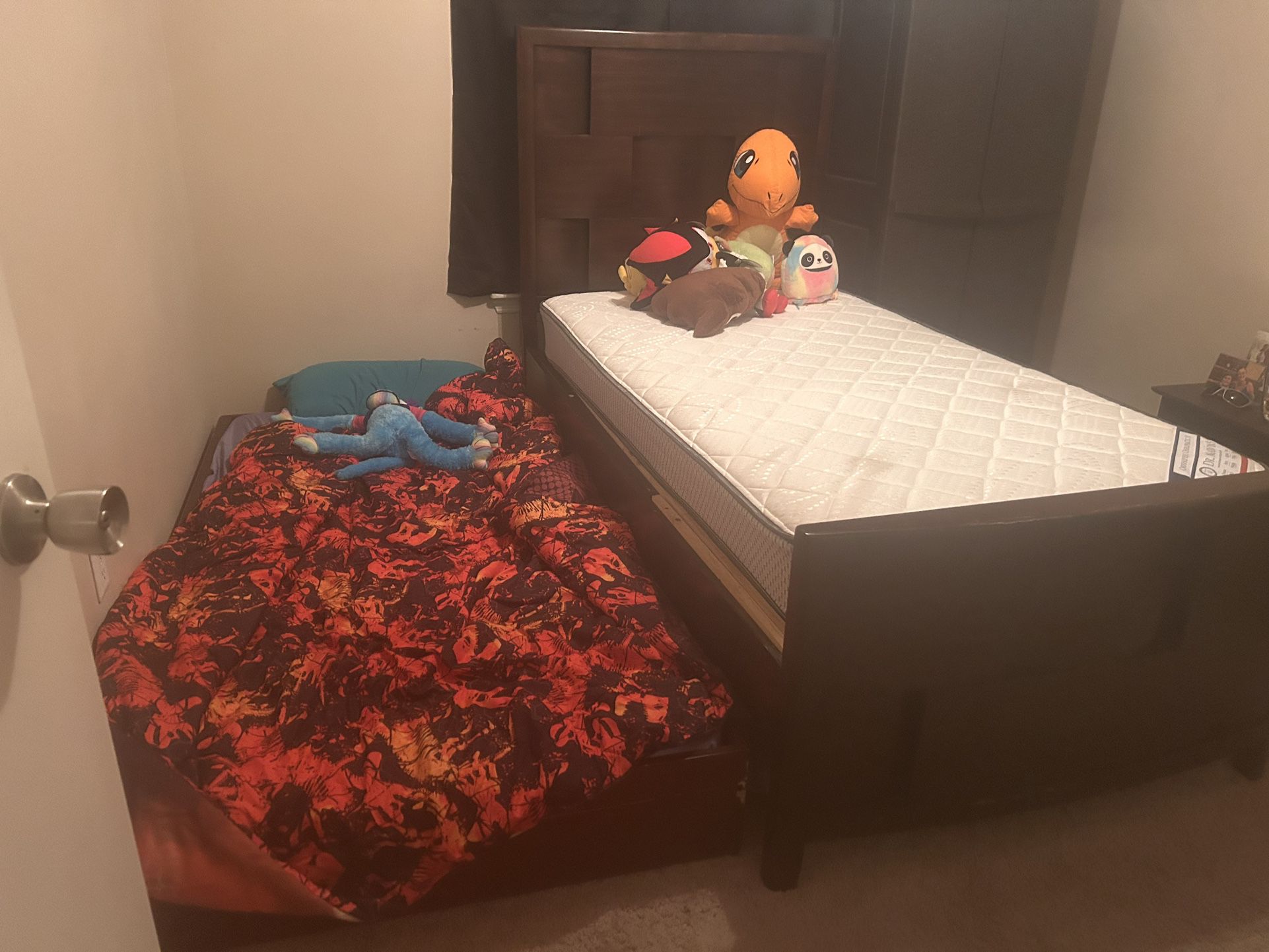 Maple Twin W/trundle Bed 